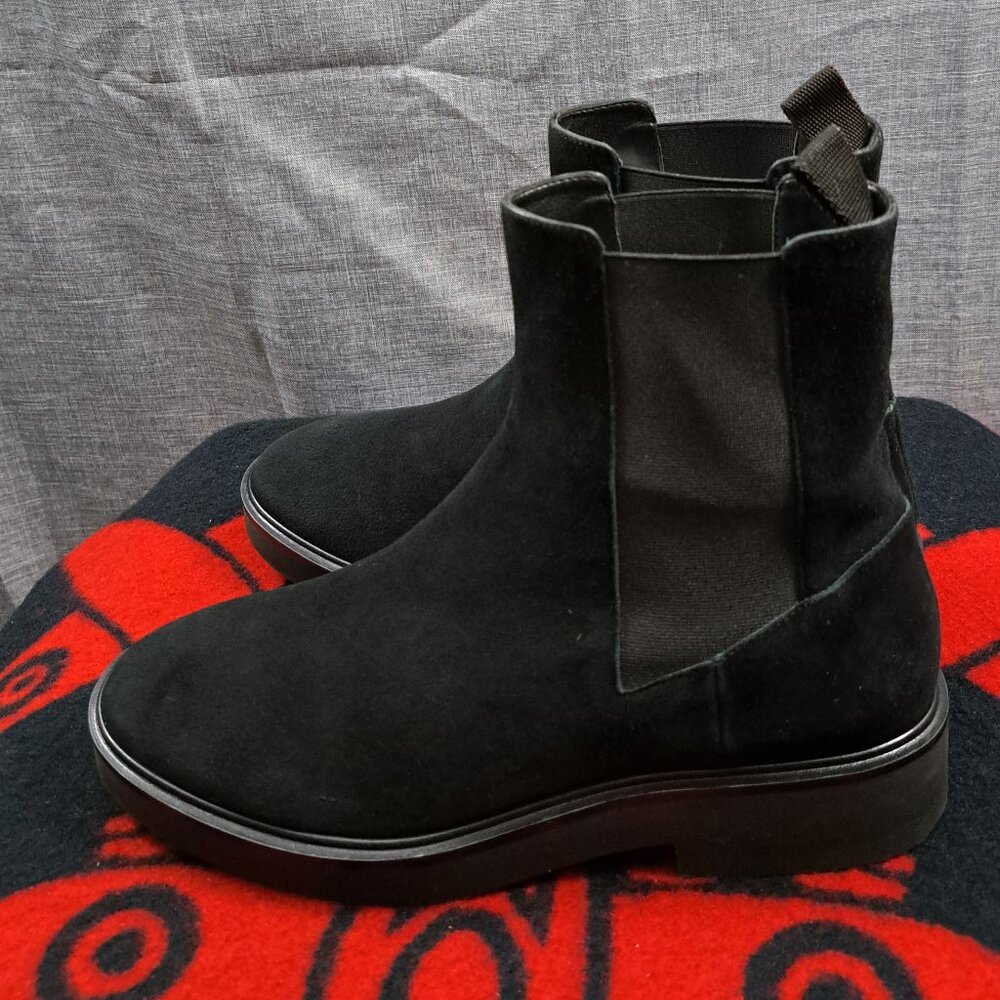 %Stuart Weitzman Size 9.5B Suede Ankle Boots Women Henley Chelsea Bootie D1
